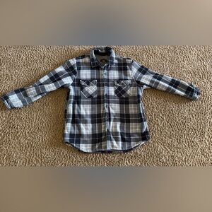 Freedom Foundry Men's Plaid Flannel Shirt - Black and Gray - XL